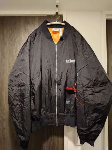 MARK GONZALES 블랙 MA-1 자켓 M