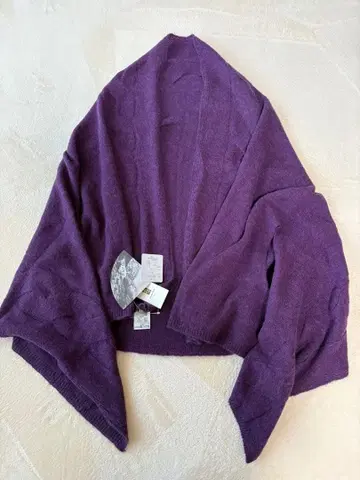 하르메크 고센 니트 mino 퍼플 가디건 긴팔