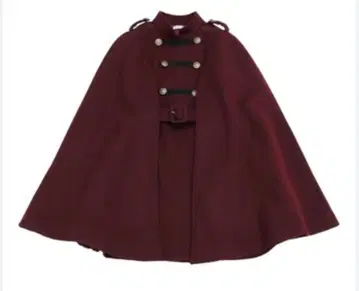 axes femme 나폴레옹 망토풍 코트 와인