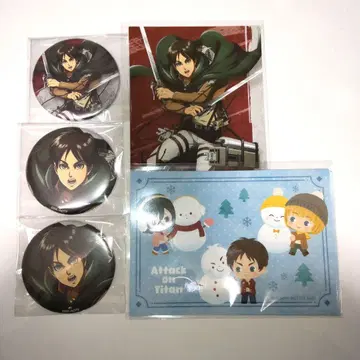 진격의 거인 Fighting ver. 캔뱃지 엘렌 세트