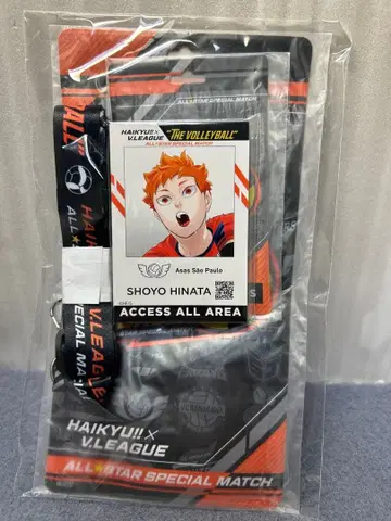 하이큐 히나타 쇼요 티켓 홀더 백 스테이지 패스풍 카드 홀더 등