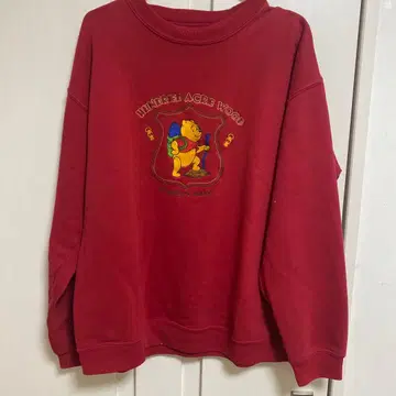 푸우 프린트 트레이닝복 버건디