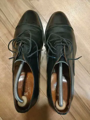 블랙 가죽 드레스 신발