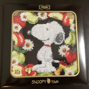 페이러 스누피 콜라보 손수건 애플