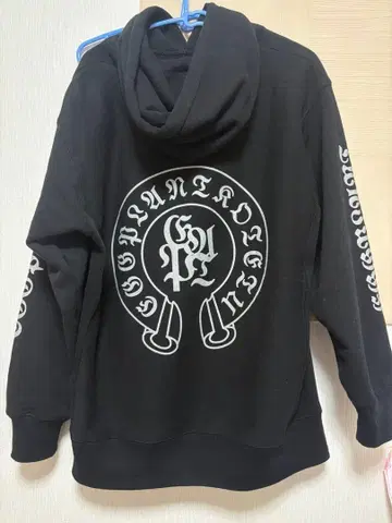 크로스 후드티 속기모 (블랙)