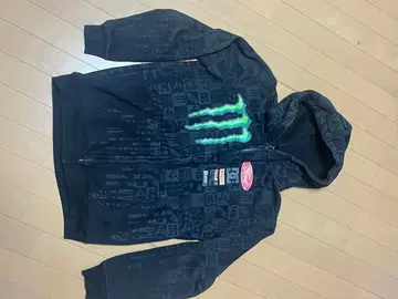 MONSTER ENERGY 블랙 후드티 L