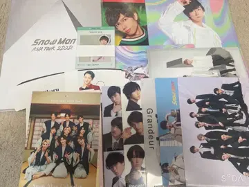 SnowMan 2D.2D 팜플렛 클리어 파일 세트