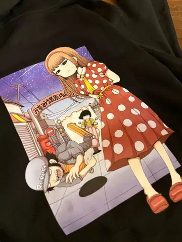 REVERT 오시키리 렌스케 Nostalgia 후드티 하이스코어 걸