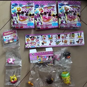 디즈니 메구메구 간식 피규어 세트 푸우 피글렛