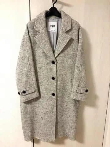 ZARA 롱 코트 그레이 계열
