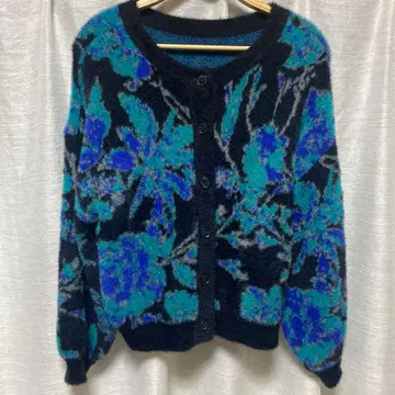 HARE 2WAY 샤기 니트 가디건