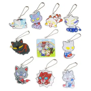 울트라맨 고양이 고양이 아크릴 키링 1box