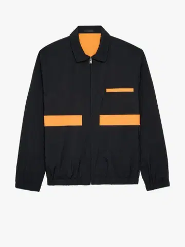 리버서블 자켓 블랙 오렌지 자라 ZARA 리미티드 XL