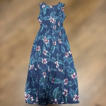 코하마지마 하이무루부시 한정판 알로하 패턴 원피스 L