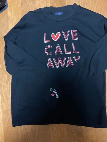 Callaway 블랙 긴팔 셔츠 S 사이즈 러브 캘러웨이