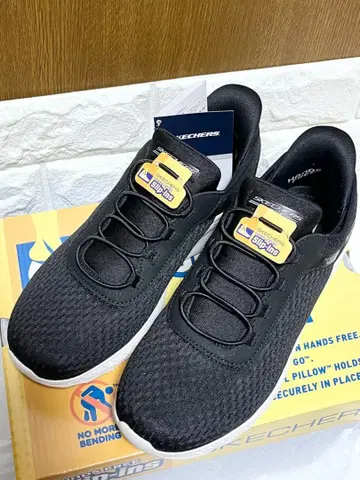 Skechers Slip-Ins 블랙 스니커즈 24.5cm
