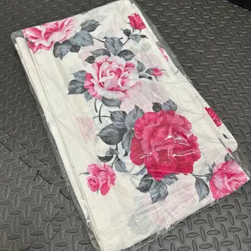 클레이사스 장미 꽃무늬 유카타 단품 화이트