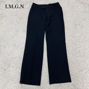 IMGN 슬랙스 팬츠(7) 스트레이트 울 혼방 스트레치 성인