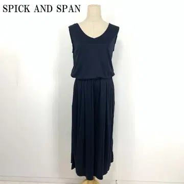 LA7640 택 포함 새상품 스픽 앤 스팬 살로펫 팬츠 네이비 F