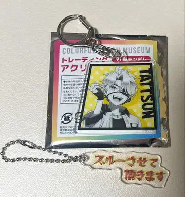 컬러풀 피치 전시회 트레이딩 테롭 키링 타츠님
