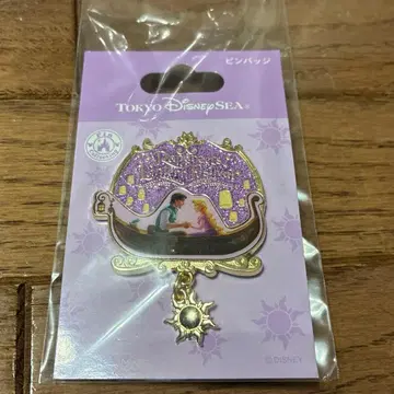 TDS 도쿄디즈니씨 판타지 스프링스 라푼젤 핀 배지