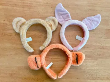 푸우 피글렛 티거 머리띠 세트