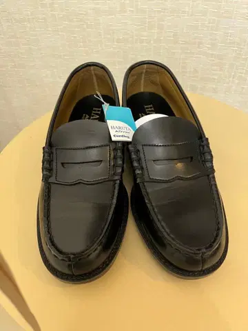 HARUTA Cordley 로퍼 남녀 블랙 24cm 중학생 입학