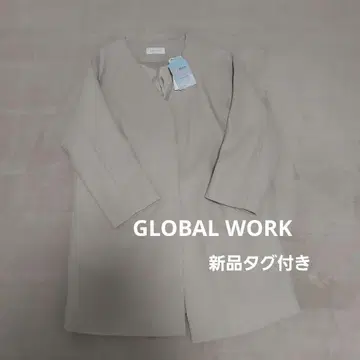 [ 택 포함 새상품 ] GLOBAL WORK 노카라 코트 S