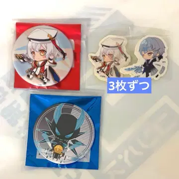 컴퍼스 페스티벌 캔뱃지 스티커 점프 손 아담 버그돌