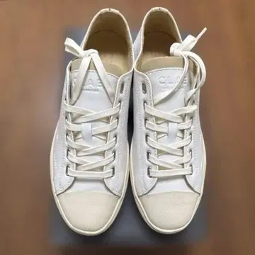 CLAE 클레이 스니커즈 화이트 가죽