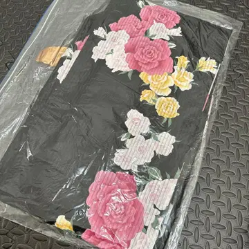 클레이서스 플라워 프린트 유카타 블랙