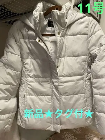 여성용 퀼팅 자켓 화이트