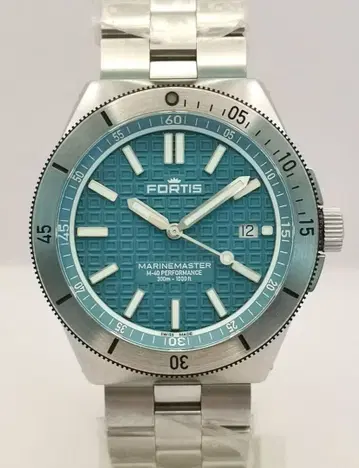 미사용 FORTIS F8120004 마린 마스터 M-40 자동 시계
