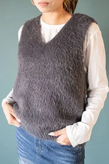 V넥 니트 베스트