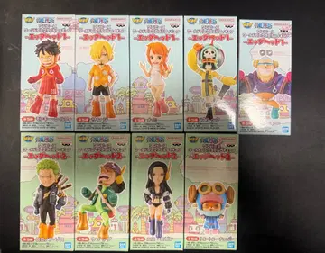 원피스 월드 컬렉션 에그 헤드 밀짚모자 일당 9체 세트