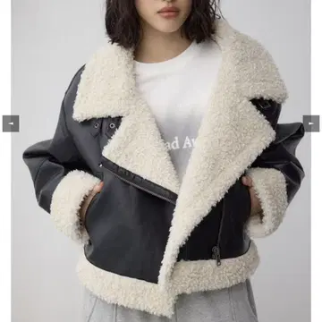 인조 가죽 라이더 자켓