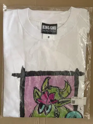 King Gnu 롱티 화이트