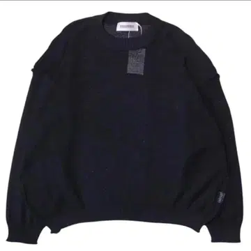 DISCOVERED 베이직 아웃심 라메 크루 니트 사이즈 1