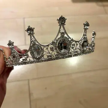 엘레강트 실버 티아라 카츄아샤 세트