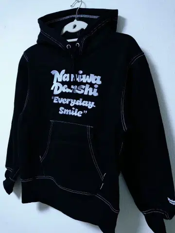 헤비 웨이트 맨투맨 풀 후드티 XS GU x 나니와단시