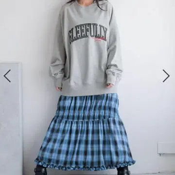 로리즈팜 커스텀 BIG 우라케 풀오버 LS 미사용품