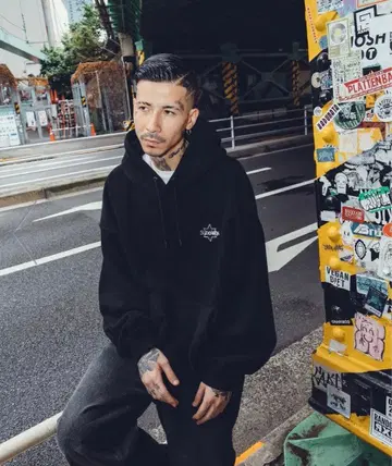 Subciety 후드티 GIANT SIZE PARKA 블랙