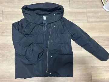 grove 후드 부착 다운 자켓 블랙 M 사이즈