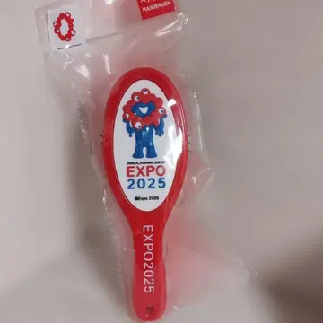 EXPO 2025 캐릭터 헤어 브러쉬 빨간색