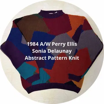 1984 A/W 페리 엘리스 소니아 들로네 니트