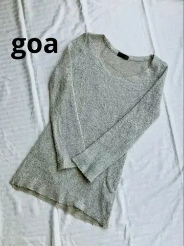 컨디션 최상 goa 고아 Y2K 울 모헤어 니트 빈티지
