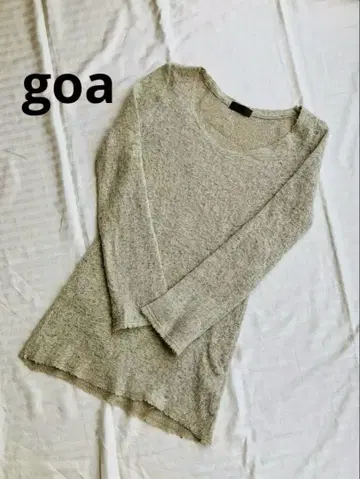 컨디션 최상 goa 고아 Y2K 울 모헤어 니트 빈티지 셋업