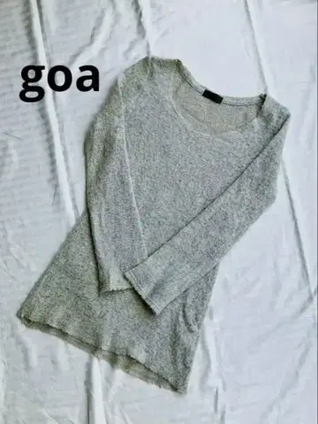 컨디션 최상 goa 고아 Y2K 울 모헤어 니트 빈티지 셋업