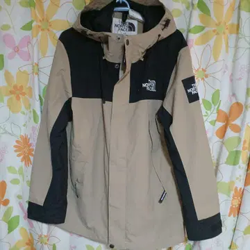 THE NORTH FACE 마운틴 후드티 베이지 블랙