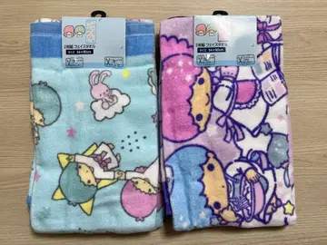 미사용 새상품 산리오 페이스 타월 키키라라 4장 세트